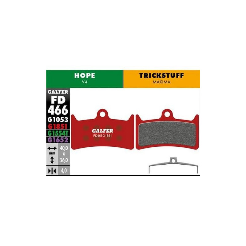 PAST.FRENO GALFER HOPE V4 ADVANCED