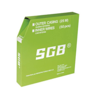 25 MTS. FUNDA CAMBIO CRTA/MTB 4mm NEGRO