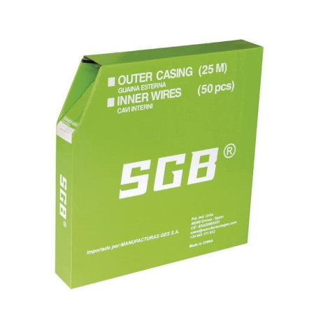 25 MTS. FUNDA CAMBIO CRTA/MTB 4mm NEGRO