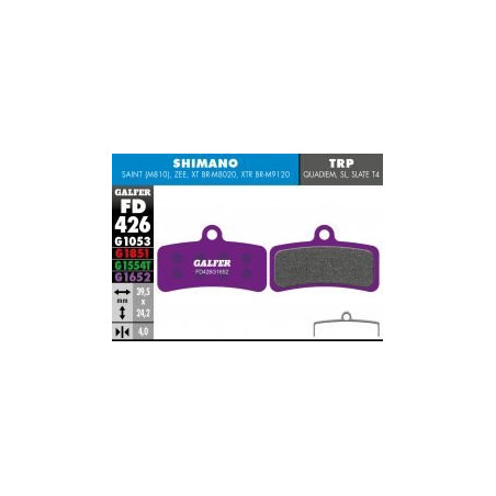 1652- 426 Pastillas Galfer E-Bike Shimano Saint-Zee