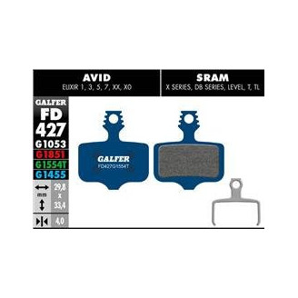 1455- 427 Pastillas Galfer Road Sram Elixir