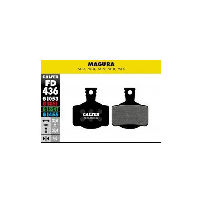 1053- 436 Pastilla de freno Galfer standard Magura MTS.MT2.4.6.8