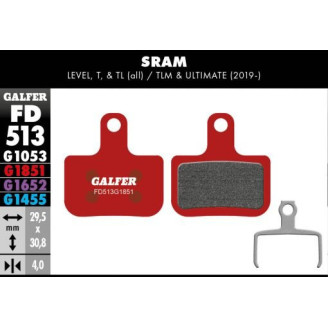 1851- 513 Pastillas Galfer Advance Sram Level T. TL