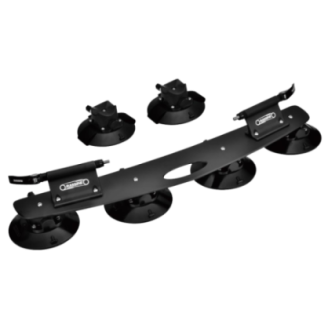 Rassine Portabicicletas B6 para coche con ventosas (válido para 2 bicicletas)