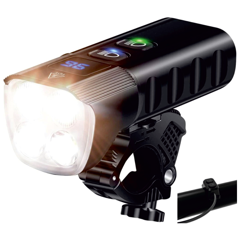 Foco USB 2000 Lumens XP-4.3 FOCO SERIE PREMIUM. DIGITAL. BATERIA INTEGRADA 2000 LUMENS