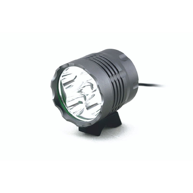 Luz Ext. 6000 Lumens FOCO LED CREE 4800 LN NEGRO BATERIA ESTANCA